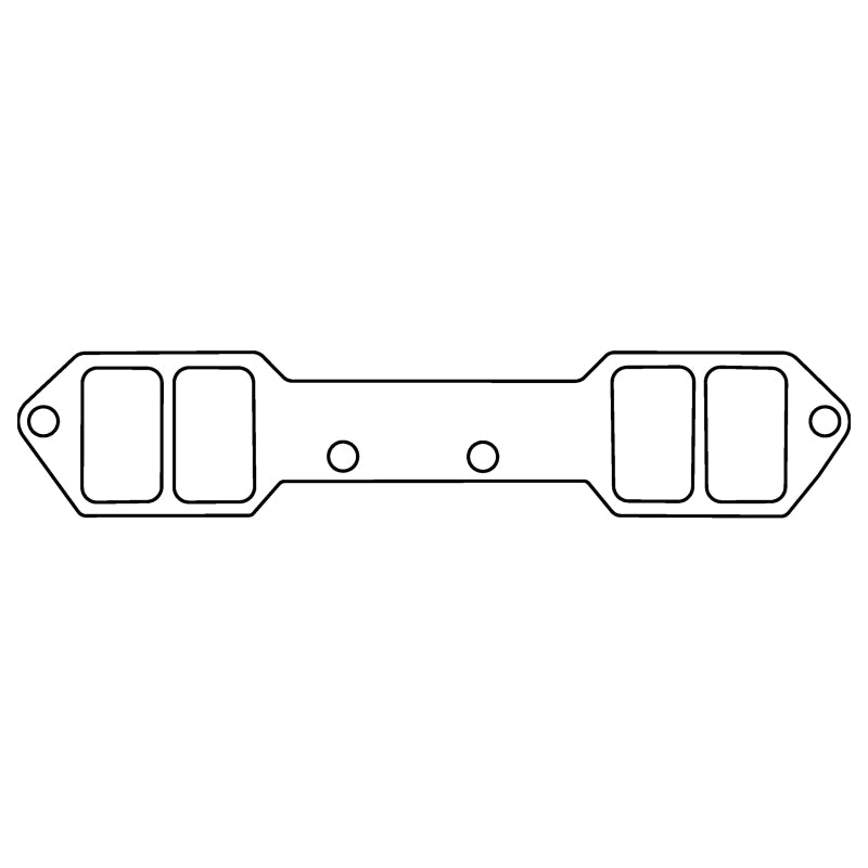 Cometic Chevy Gen1 Small Block V8 .060in Fiber Intake Mani Gskt Set-2.150in x 1.250in Rect. Ports