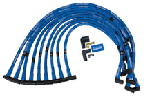 Load image into Gallery viewer, Moroso Chevrolet Small Block Ignition Wire Set - Blue Max - Spiral Core - Sleeved - HEI - 90 Degree