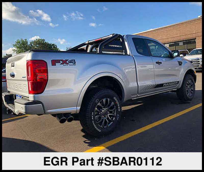 EGR 2019+ Ford Ranger Black Powder Coat S-Series Sports Bar (w/o Side Plates)