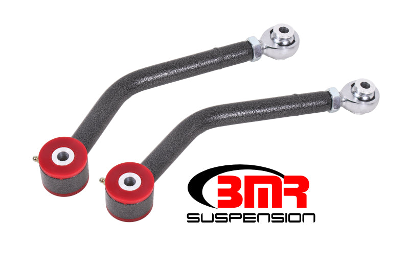 BMR 08-17 Challenger Upper Control Arms Single Adj. Rod Ends (Polyurethane) - Black Hammertone