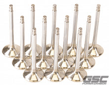 Load image into Gallery viewer, GSC P-D Nissan VR38DETT 33.15mm Head +1mm OS 91.95mm Long 6.6mm Stem Exhaust Valve - Set of 12