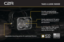 Load image into Gallery viewer, Diode Dynamics C2R White Flood Standard LED Pod (Pair)