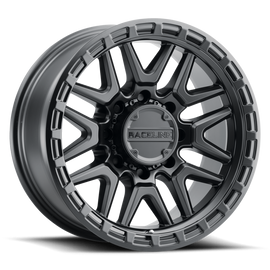 Raceline 953B Krank 18x9in / 6x139.7 BP / -12mm Offset / 106.1mm Bore - Satin Black Wheel