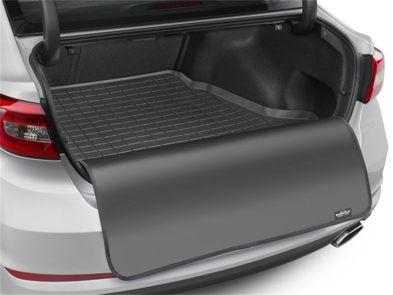 WeatherTech 04-06 Jeep Wrangler Unlimited Cargo Liner w/ Bumper Protector - Black