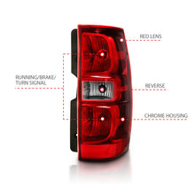 Load image into Gallery viewer, ANZO 2007-2014 Chevy Tahoe Taillight Red/Clear Lens (OE Replacement)