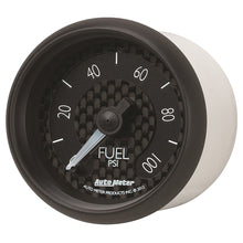 Load image into Gallery viewer, Autometer GT Series 52mm Full Sweep Electronic 0-100 PSI Fuel Pressure Gauge