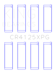 King Subaru EJ20/EJ22/EJ25 (Suites 52mm Journal Size) Tri-Metal Perf Rod Bearing Set - Size +.026mm
