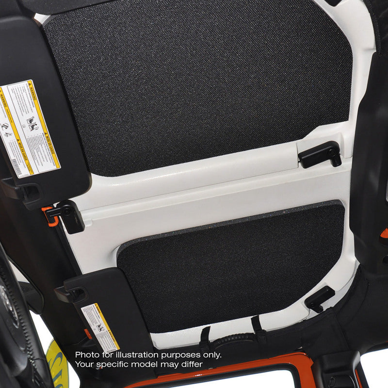 DEI 07-10 Jeep Wrangler JK 4-Door Boom Mat Headliner - 4 Piece - White