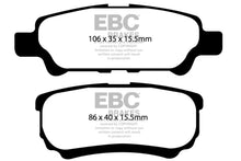 Load image into Gallery viewer, EBC 11-14 Chrysler 200 2.4 Yellowstuff Rear Brake Pads