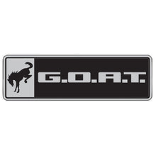 Load image into Gallery viewer, Ford Racing Bronco/Bronco Sport G.O.A.T. Badge - Black/Chrome