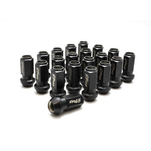Load image into Gallery viewer, Wheel Mate Muteki TR45 Open End Lug Nuts - Black Chrome - 12x1.25 - 45mm