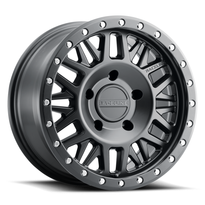 Raceline 951B Ryno 18x9in / 5x127 BP / 18mm Offset / 78.1mm Bore - Satin Black Wheel