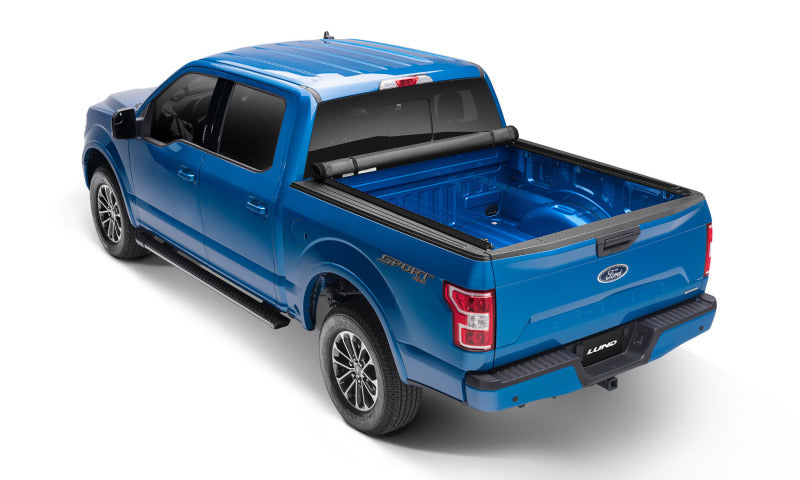 Lund 17-23 Ford F-250/350 Super Duty (6.8ft. Bed) Genesis Elite Roll Up Tonneau Cover - Black