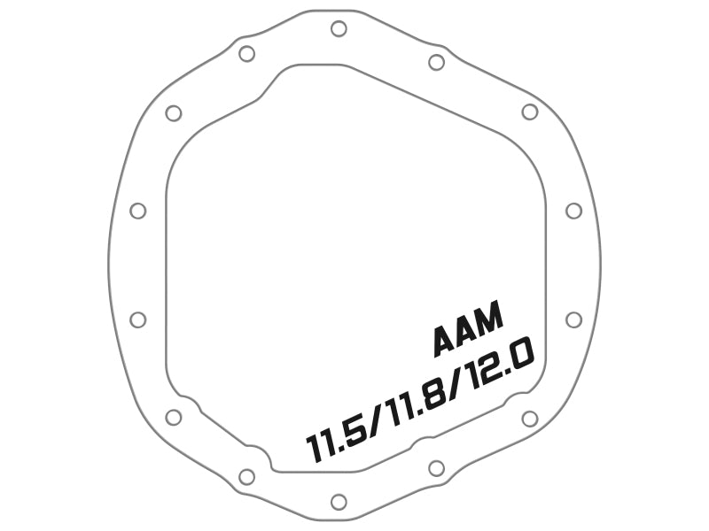 aFe 19-23 Dodge Ram 2500/3500 Pro Series Rear Differential Cover - Black w/ Machined Fins