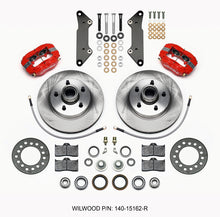 Load image into Gallery viewer, Wilwood Forged Dynalite-M Front Kit 11.88in 1 PC Rotor&amp;Hub Red Cadillac 1957-60