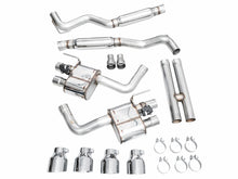 Load image into Gallery viewer, AWE 2024 Ford Mustang Dark Horse S650 RWD SwitchPath Catback Exhaust w/ Quad Chrome Silver Tips