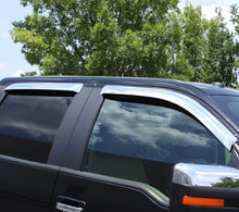 Load image into Gallery viewer, AVS 07-18 Toyota Tundra Double Cab Ventvisor Front &amp; Rear Window Deflectors 4pc - Chrome