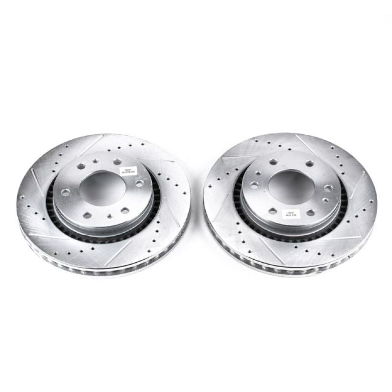 Power Stop 06-07 Buick Rainier Front Evolution Drilled & Slotted Rotors - Pair