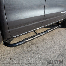 Load image into Gallery viewer, Westin 19-20 Ram 1500 Crew Cab E-Series 3 Nerf Step Bars - Black