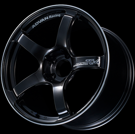 Advan TC4 18x11 +15 5x114.3 Racing Black Gunmetallic and Ring