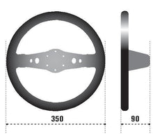 Load image into Gallery viewer, Sparco Steering Wheel 215 Suede Black
