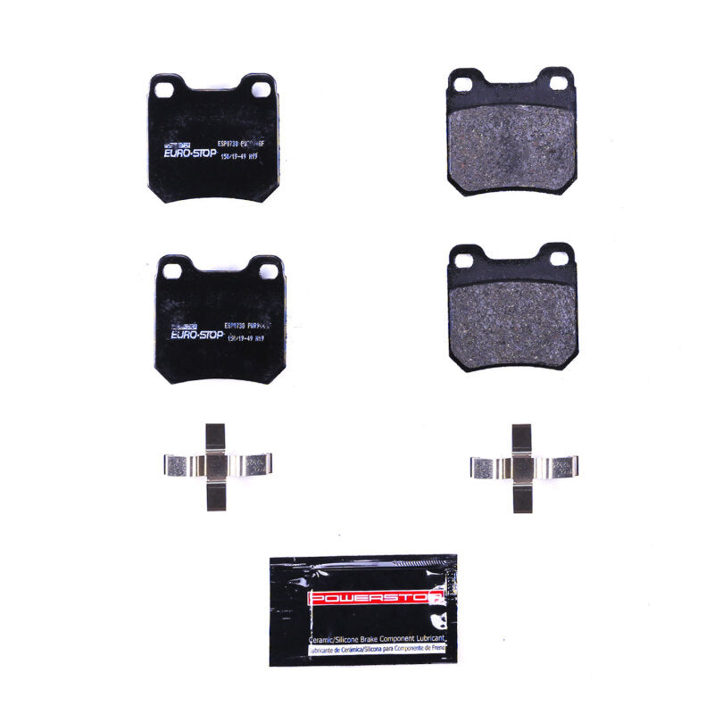 Power Stop 97-98 Saab 900 Euro-Stop ECE-R90 Rear Brake Pads