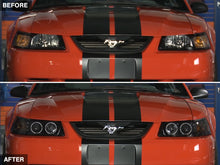 Load image into Gallery viewer, Raxiom 99-04 Ford Mustang Dual LED Halo Projector Headlights- Black Housing (Smoked Lens)