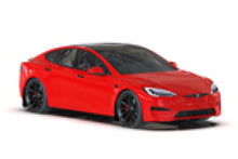 Load image into Gallery viewer, Rally Armor 21-25 Tesla Model S/ S Plaid Black UR Mud Flap w/Metallic Black Logo