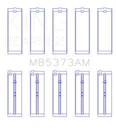 King Engine Bearings Nissan Ga14DE/Ga16DE/Qg18DE (Size +0.25mm) Main Bearing Set