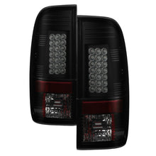 Load image into Gallery viewer, Spyder 08-16 Ford Super Duty LED Tail Lights Black Smoke ALT-YD-FS07-LED-BSM