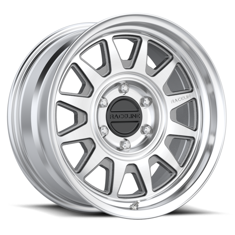 Raceline 952MC Aero 17x8.5in / 6x120 BP / 0mm Offset / 78.1mm Bore - Machined Wheel