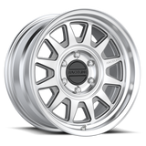 Raceline 952MC Aero 17x9in / 5x139.7 BP / -12mm Offset / 106.5mm Bore - Machined Wheel