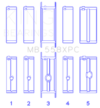 Load image into Gallery viewer, King Engine Bearings Chrysler 273/301/313/318/340 Main Bearing Set