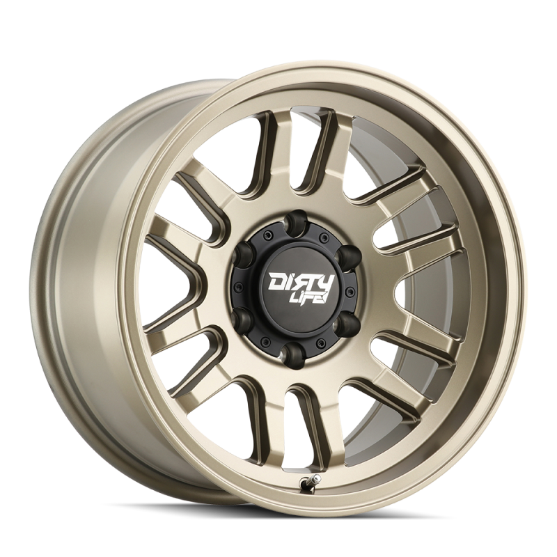 Dirty Life 9310 Canyon 17x9 / 6x139.7 BP / -12mm Offset / 106mm Hub Satin Gold Wheel