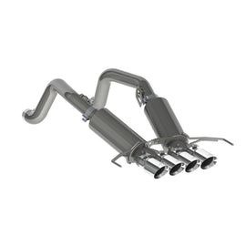 MBRP 14-19 Chevy Corvette V8 6.2L 3in T304 Dual Axle Back w/ 4in Quad Dual Wall Tips
