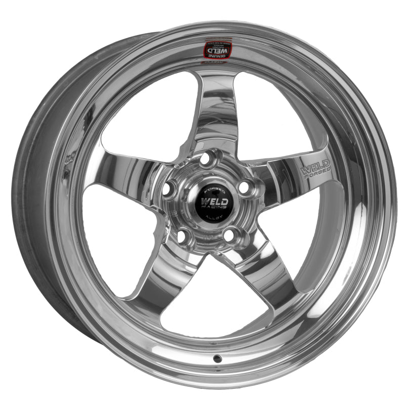 Weld S71 17x10 / 5x120mm BP / 7.8in. BS Polished Wheel (Medium Pad) - Non-Beadlock