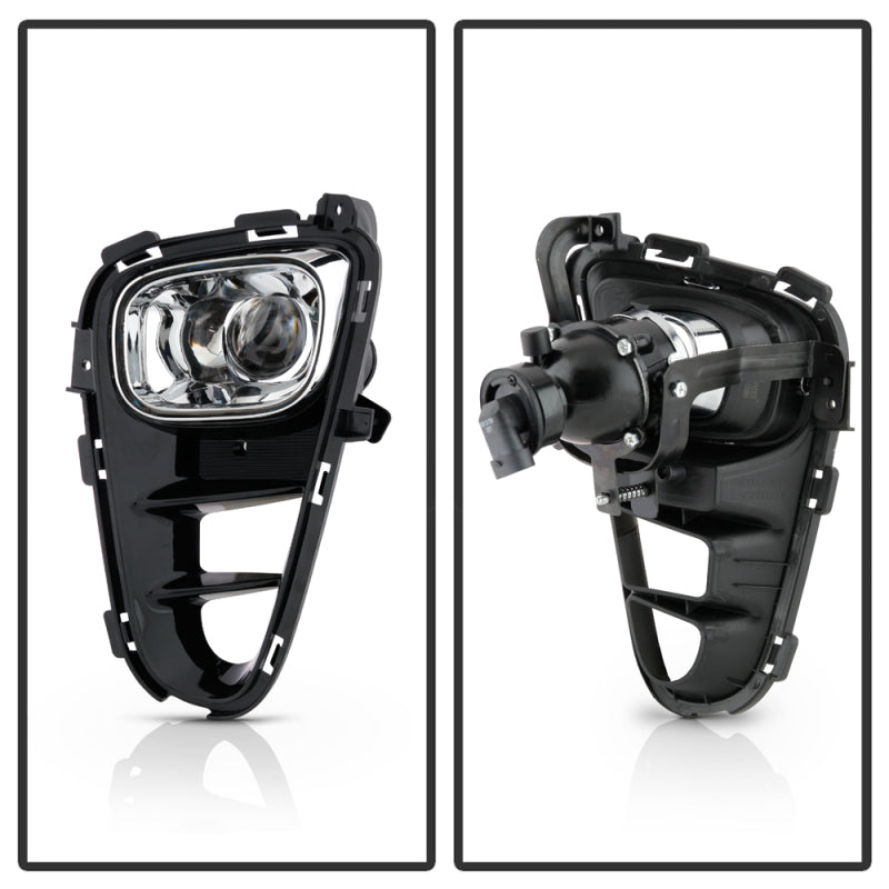 Spyder Kia Picanto 2018-2020 OEM Fog Lights W/Universal Switch - 9006(Included) - Clear