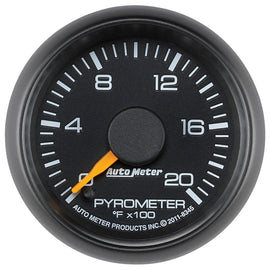 Autometer Factory Match Chevy 2-1/16in FSE 0-2000 Pyro Kit Gauge
