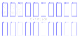 King Engine Bearings Ford 415 (Size +.75) Connecting Rod Bearing Set