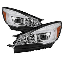 Load image into Gallery viewer, xTune 13-16 Ford Escape 13-16 LED Light Bar Halogen Proj Headlights - Chrome (PRO-JH-FESCA13-LB-C)