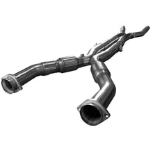 Load image into Gallery viewer, Kooks 2009-2014 Cadillac CTS-V. LS9 6.2L 1 7/8in x 3in SS Longtube Headers and OEM Catted SS X-Pipe