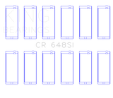 King Engine Bearings Jeep 232CI/242CI/248CI / Rambler 232CI (Size .040) Connecting Rod Bearing Set