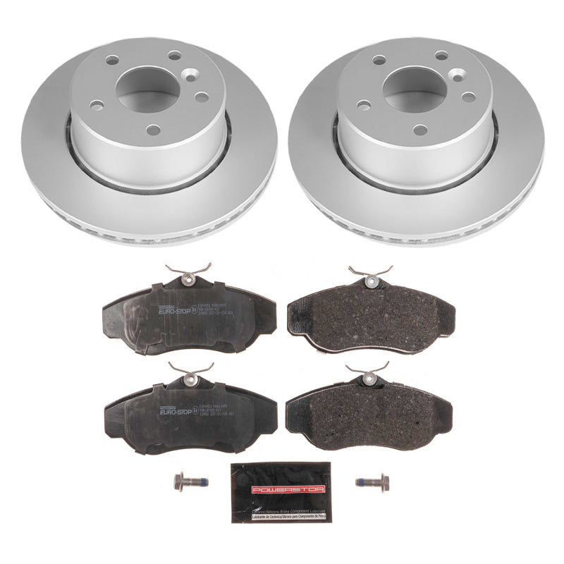 Power Stop 99-04 Land Rover Discovery Front Euro-Stop Brake Kit