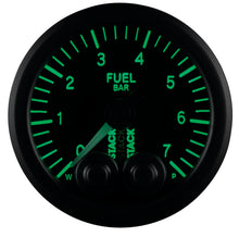 Load image into Gallery viewer, Autometer Stack 52mm 0-7 Bar M10 Male Pro-Control Fuel Pressure Gauge - Black