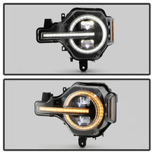 Load image into Gallery viewer, Spyder 21-24 Ford Bronco High-Power LED Headlights - Black (PRO-YD-FB21LEDAP-SEQSBGR-BK)