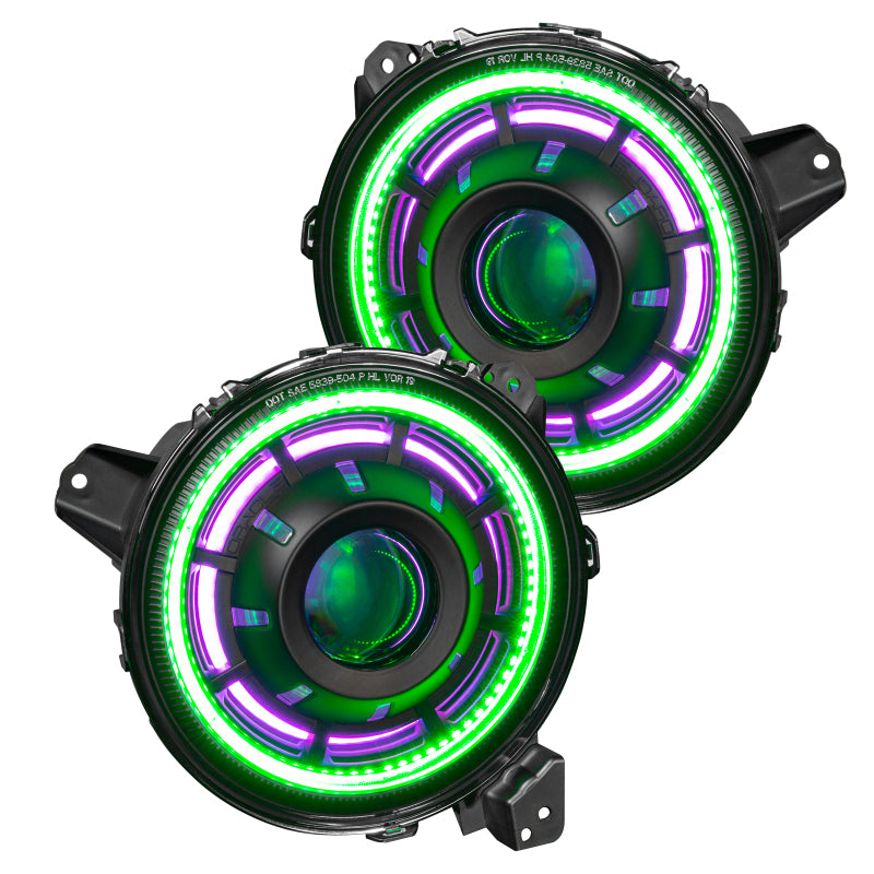 Oracle Oculus Bi-LED Projector Headlights for Jeep JL/Gladiator JT - w/ Simple Cntrl