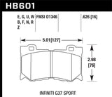 Hawk 10-11 Infiniti FX50 / 09-10 G37 / 09-10 Nissan 370Z DTC-70 Race Front Brake Pads