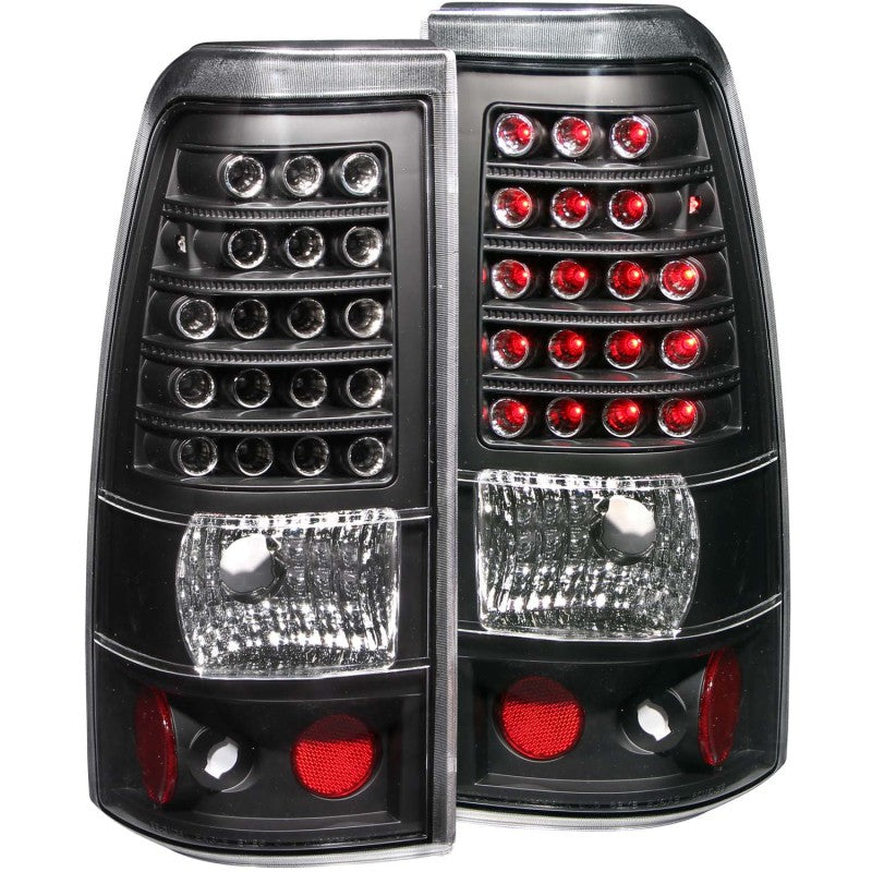 ANZO 1999-2007 Chevrolet Silverado 1500 LED Taillights Black