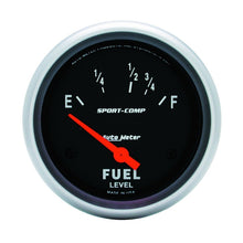 Load image into Gallery viewer, AutoMeter Gauge Fuel Level 2-5/8in. 16 Ohm(e) to 158 Ohm(f) Elec Sport-Comp