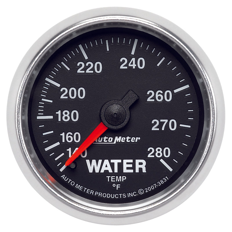 AutoMeter Gauge Water Temp 2-1/16in. 140-280 Deg. F Mechanical Gs